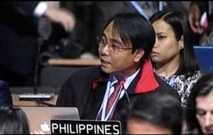 Yeb Sano of the Philippine National Climate Change Commission